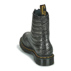 Dr. Martens - 1460 GUNMETAL WILD CROC EMBOSS