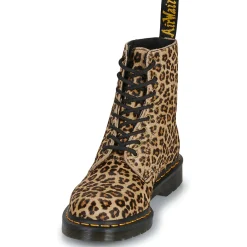 Dr. Martens - 1460 Pascal Light Tan Mini Leopard Spot Hair On